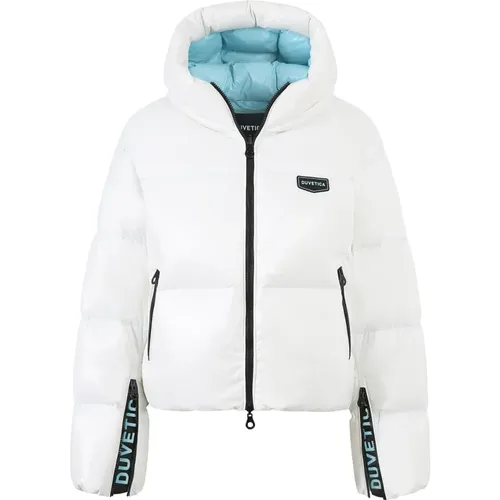 Hooded Down Jacket Aw23 , female, Sizes: XS, 2XS - duvetica - Modalova