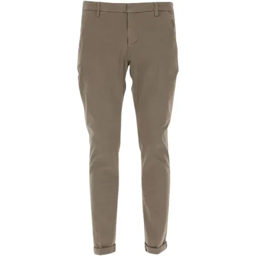 Slim Chino Trousers , male, Sizes: W34, W32, W31, W33, W36 - Dondup - Modalova