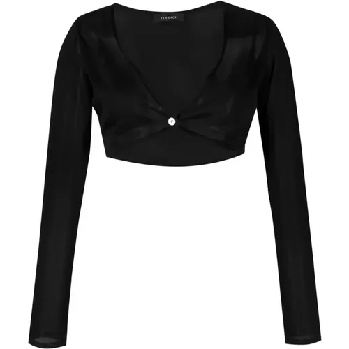 Long Sleeve Tops , female, Sizes: S - Versace - Modalova