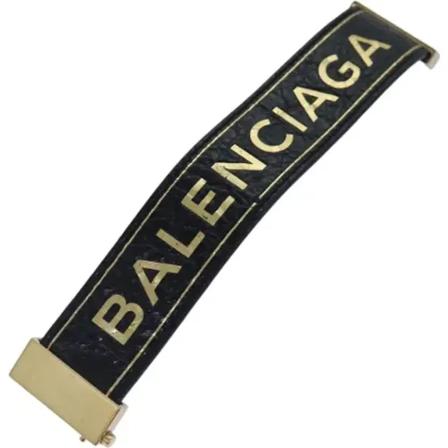 Pre-owned Leather bracelets , female, Sizes: ONE SIZE - Balenciaga Vintage - Modalova