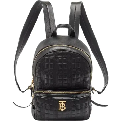 Pre-owned Leather backpacks , female, Sizes: ONE SIZE - Burberry Vintage - Modalova