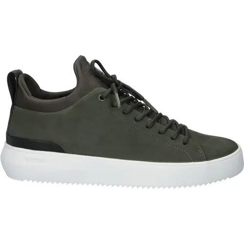 Moderne Leder Sneaker , Herren, Größe: 40 EU - Blackstone - Modalova