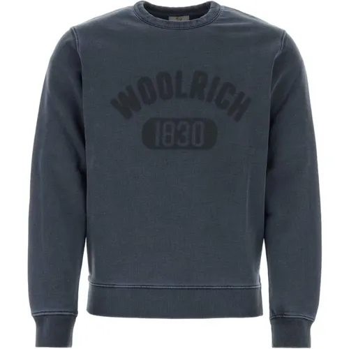 Sweatshirts , Herren, Größe: L - Woolrich - Modalova