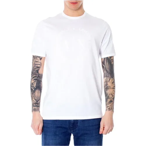 Herren T-Shirt in Weiß - Armani Exchange - Modalova