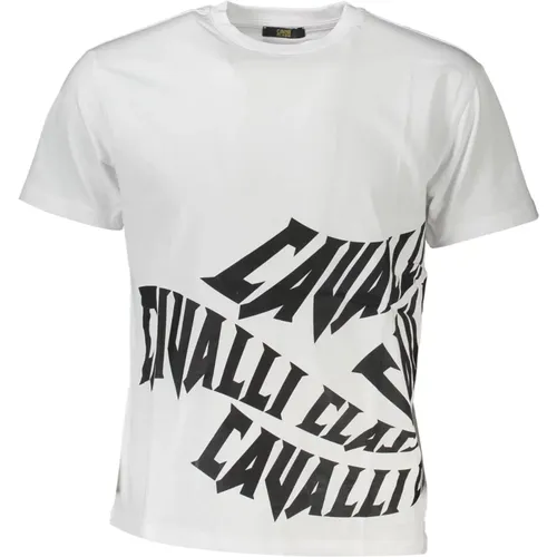 Herren Stylisches Logo Print T-Shirt - Cavalli Class - Modalova