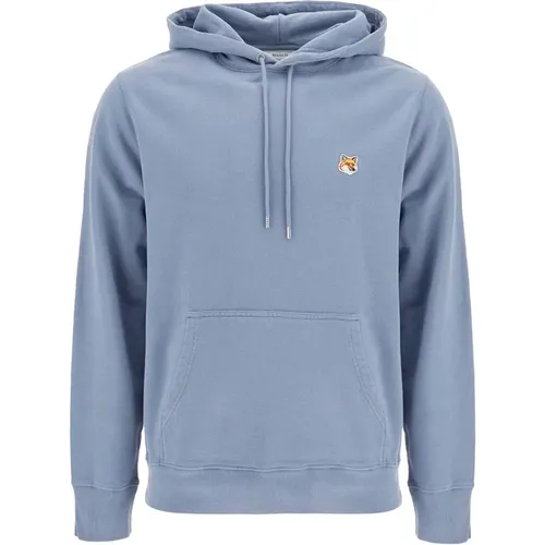 Fuchskopf Kapuzenpullover , Herren, Größe: M - Maison Kitsuné - Modalova