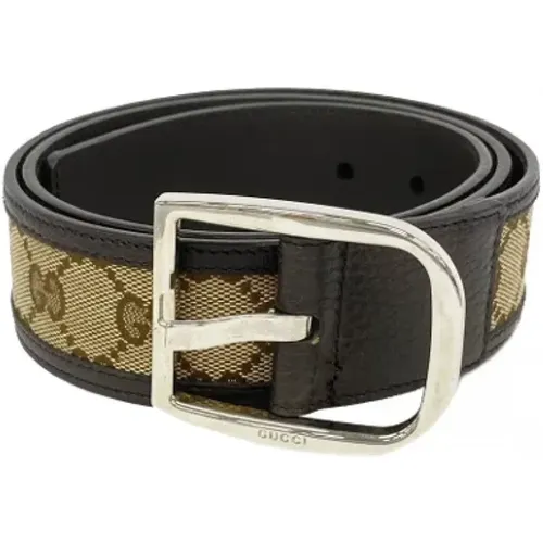 Pre-owned Canvas belts , female, Sizes: ONE SIZE - Gucci Vintage - Modalova