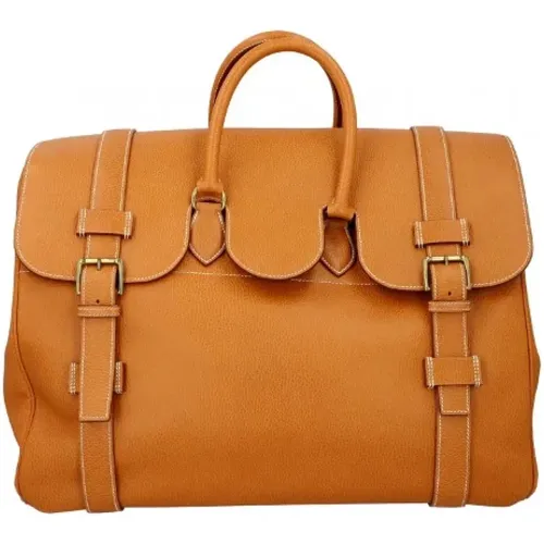 Pre-owned Leather travel-bags , female, Sizes: ONE SIZE - Hermès Vintage - Modalova