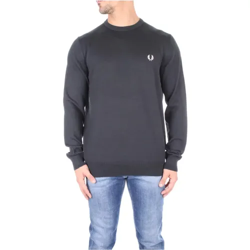 Logo Sweaters , male, Sizes: L, S - Fred Perry - Modalova