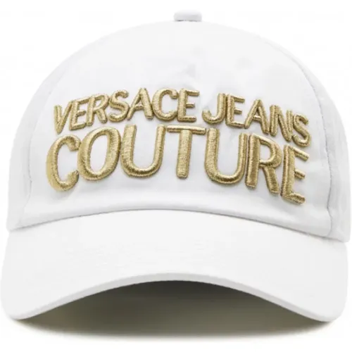 Embroidery Cap - Elevate Your Style , unisex, Sizes: ONE SIZE - Versace Jeans Couture - Modalova