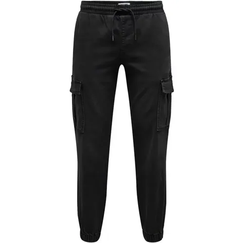 Cargo Hose Lange Hose , Herren, Größe: W31 L32 - Only & Sons - Modalova