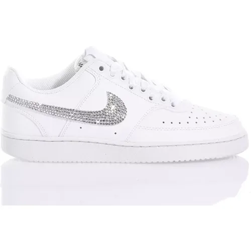 Handmade Silver Sneakers , male, Sizes: 5 UK, 10 1/2 UK, 8 UK, 4 UK, 12 UK, 1 1/2 UK, 8 1/2 UK, 9 UK, 10 UK, 7 UK, 13 UK, 2 1/2 UK, 4 1/2 UK, 6 1/2 UK - Nike - Modalova