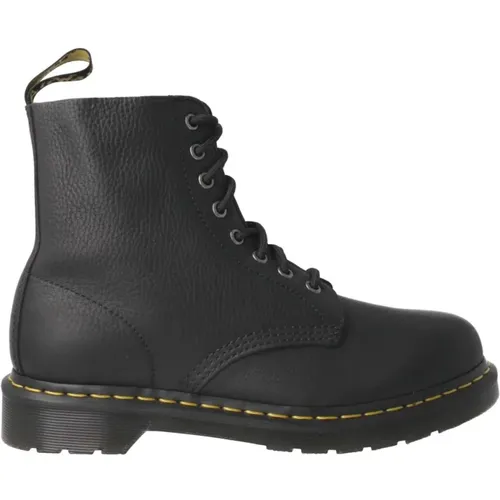 Schwarze Pascal Lederstiefel , Herren, Größe: 41 EU - Dr. Martens - Modalova