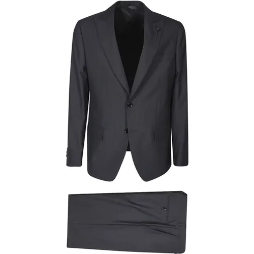 Wool suit by , male, Sizes: L, XL, S - Lardini - Modalova