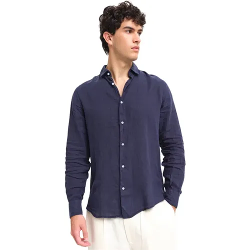 Linen Stromboli Shirt , male, Sizes: 2XL, XL, L, S, M - Peninsula - Modalova