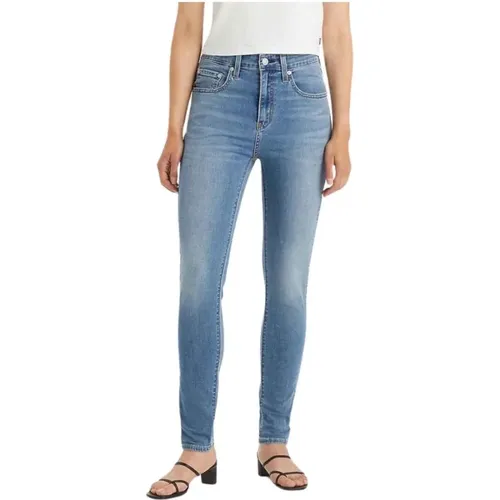 Levi's , High Rise Skinny Jeans , female, Sizes: W26 L30, W30 L30, W27 L30, W28 L30, W25 L30 - Levis - Modalova