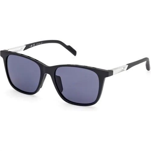 Smoke Golden Sunglasses Sp0051-02A , male, Sizes: 55 MM - Adidas - Modalova