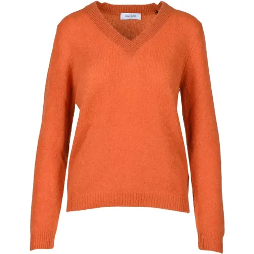 Wollmischung Strickpullover , Damen, Größe: S - Gran Sasso - Modalova