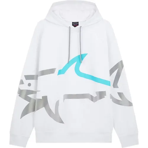 Hooded sweatshirt , male, Sizes: L, M - PAUL & SHARK - Modalova