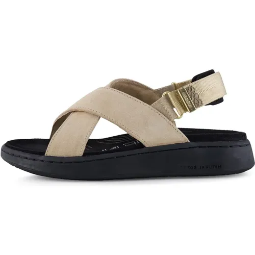 Stylish Luna Suede Sandal , female, Sizes: 8 UK - Woden - Modalova