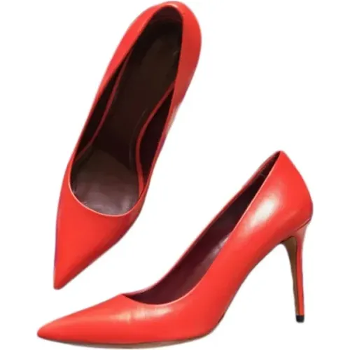Pre-owned Leather heels , female, Sizes: 6 UK - Celine Vintage - Modalova