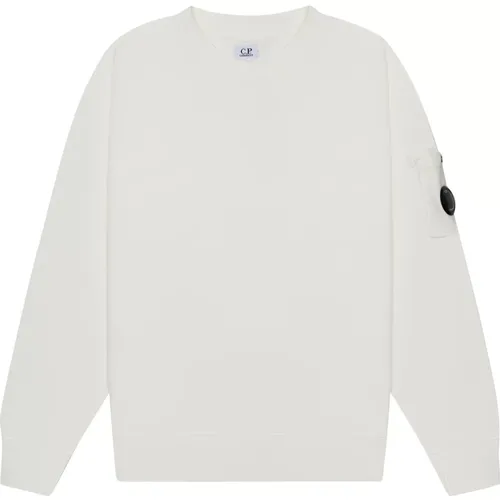 Stylish Felpa Giro Sweatshirt , male, Sizes: L - C.P. Company - Modalova