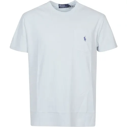 Casual Baumwoll T-Shirt , Herren, Größe: M - Ralph Lauren - Modalova