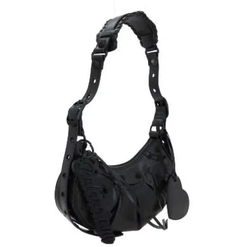 Latex Studded Shoulder Bag , female, Sizes: ONE SIZE - Balenciaga - Modalova