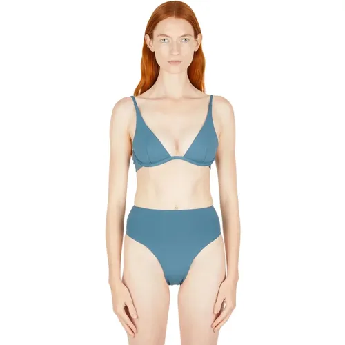 Plunge Bikini Top , Damen, Größe: 2XS - Ziah - Modalova