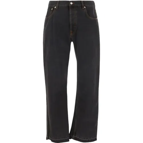 Stylish Wide Leg Track Jeans , male, Sizes: L - alexander mcqueen - Modalova