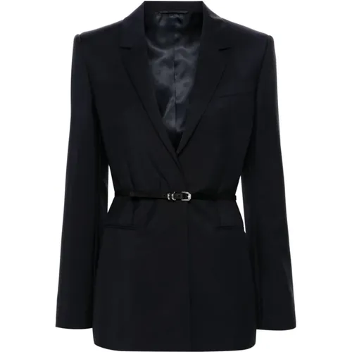 Textured Jacket with Shoulder Pads , female, Sizes: XS - Givenchy - Modalova