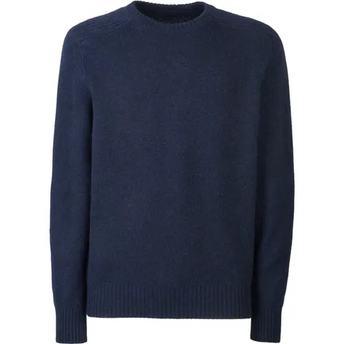 Navy Blue Rundhals Pullover SEASE - SEASE - Modalova