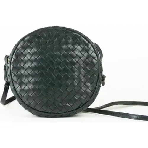 Gebrauchte Schwarze Stoff Crossbody Tasche - Bottega Veneta Vintage - Modalova