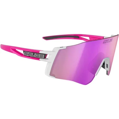 Stylish Sunglasses in White Violet/Rw Violet , female, Sizes: ONE SIZE - Salice - Modalova