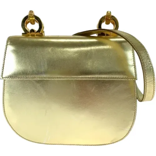 Pre-owned Leather shoulder-bags , female, Sizes: ONE SIZE - Salvatore Ferragamo Pre-owned - Modalova