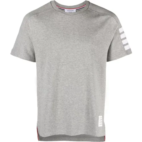 Graues 4-Bar T-Shirt und Polo - Thom Browne - Modalova