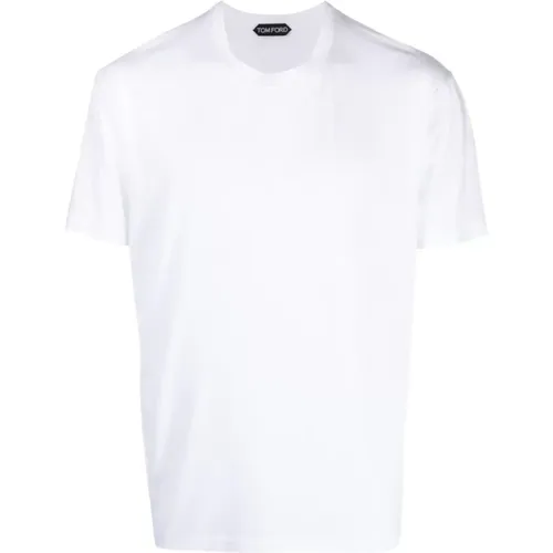 Crew Neck Short Sleeve T-Shirt , male, Sizes: M, 2XL, L, XL - Tom Ford - Modalova