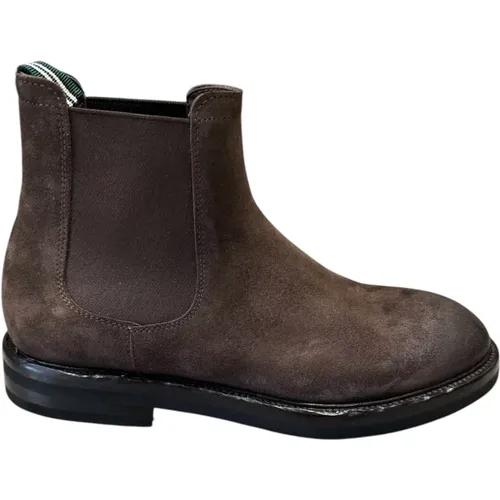 Wildleder Chelsea Boot mit Vibram Sohle , Herren, Größe: 43 EU - GREEN GEORGE - Modalova