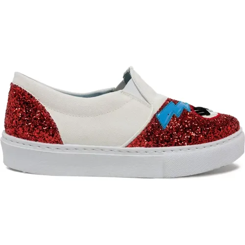 WeißRot Slip-On Schuhe - Chiara Ferragni Collection - Modalova