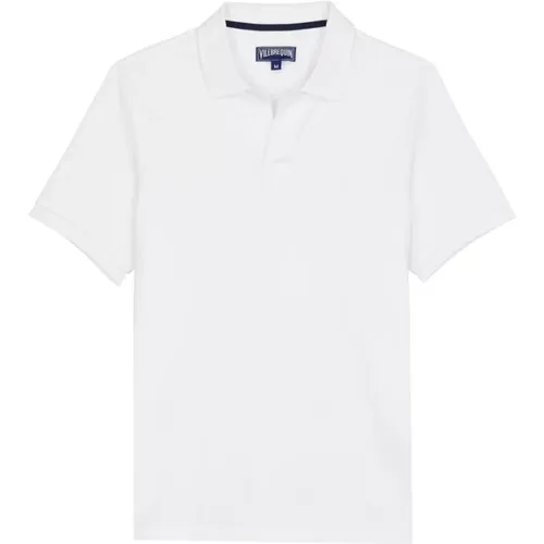 Klassisches Herren-Poloshirt aus Bio-Baumwollpikee , Herren, Größe: 3XL - Vilebrequin - Modalova