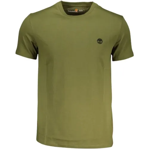 T-Shirt mit gesticktem Logo , Herren, Größe: XL - Timberland - Modalova