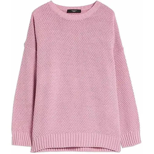 Risotto-Strickpullover aus Baumwollmischung , Damen, Größe: XL - Max Mara Weekend - Modalova