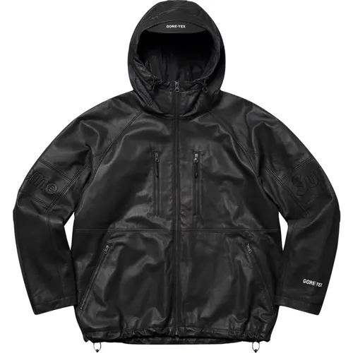 Limited Edition Gore-Tex Leather Jacket , male, Sizes: L, XL, M - Supreme - Modalova