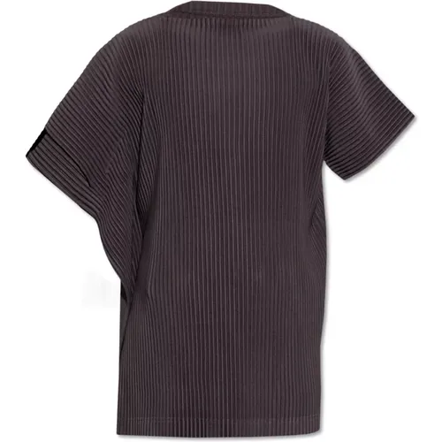 Plissiertes T-Shirt , Herren, Größe: M - Issey Miyake - Modalova