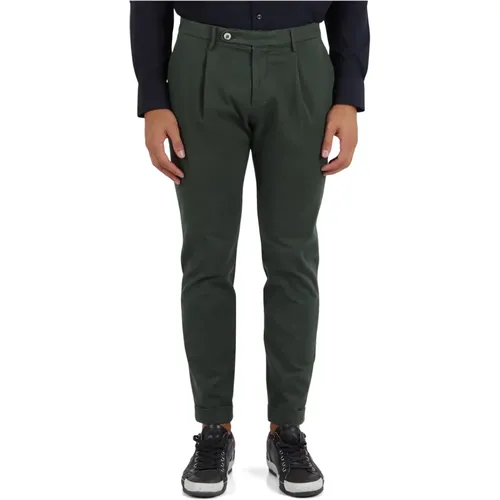 Slim Fit Baumwoll Stretch Capri Hose , Herren, Größe: W30 - Michael Coal - Modalova