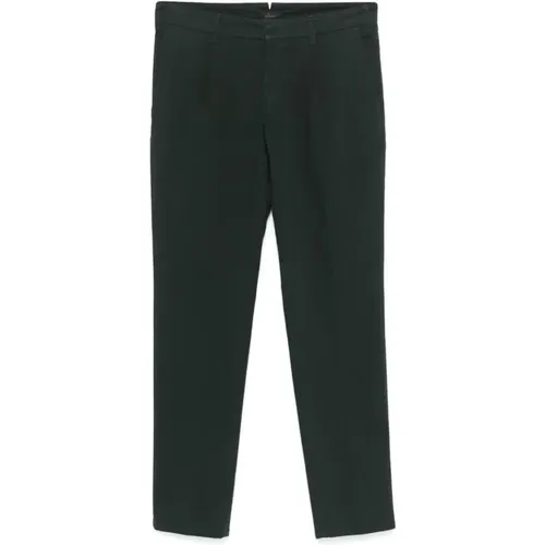 Dark Stretch Cotton Pants , male, Sizes: L, 2XL, M - Brioni - Modalova