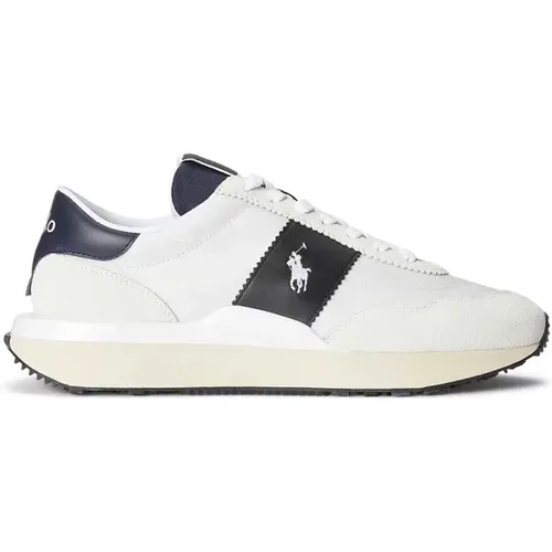 Weiße Sneakers für Herren , Herren, Größe: 40 EU - Ralph Lauren - Modalova
