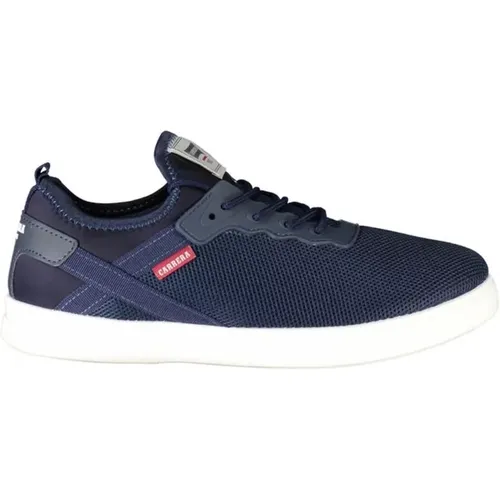 Blaue Sneaker mit Kontrastdetails , Herren, Größe: 45 EU - Carrera - Modalova