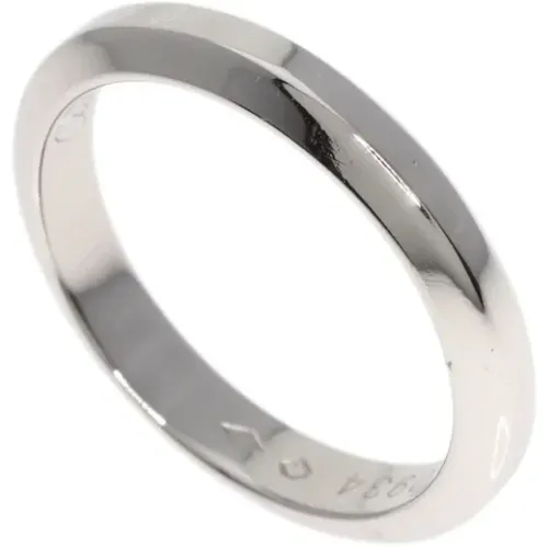 Pre-owned Platinum rings , female, Sizes: ONE SIZE - Cartier Vintage - Modalova