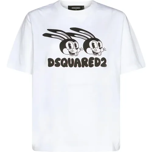 Logo T-Shirt , male, Sizes: L - Dsquared2 - Modalova